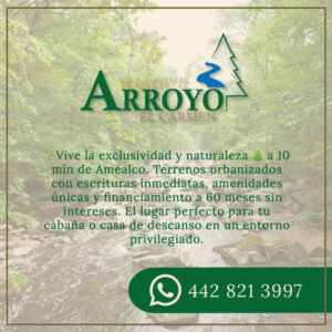 Venta de Terrenos en Amealco | Arroyo El Carmen