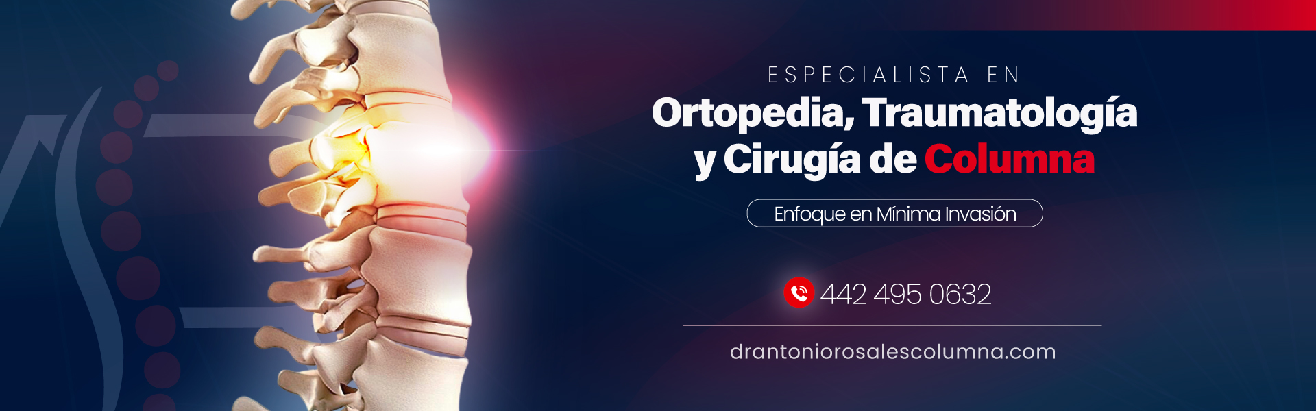 Cirujano de Columna en Querétaro  ▷ Dr. Antonio Rosales Mares | Corregidora